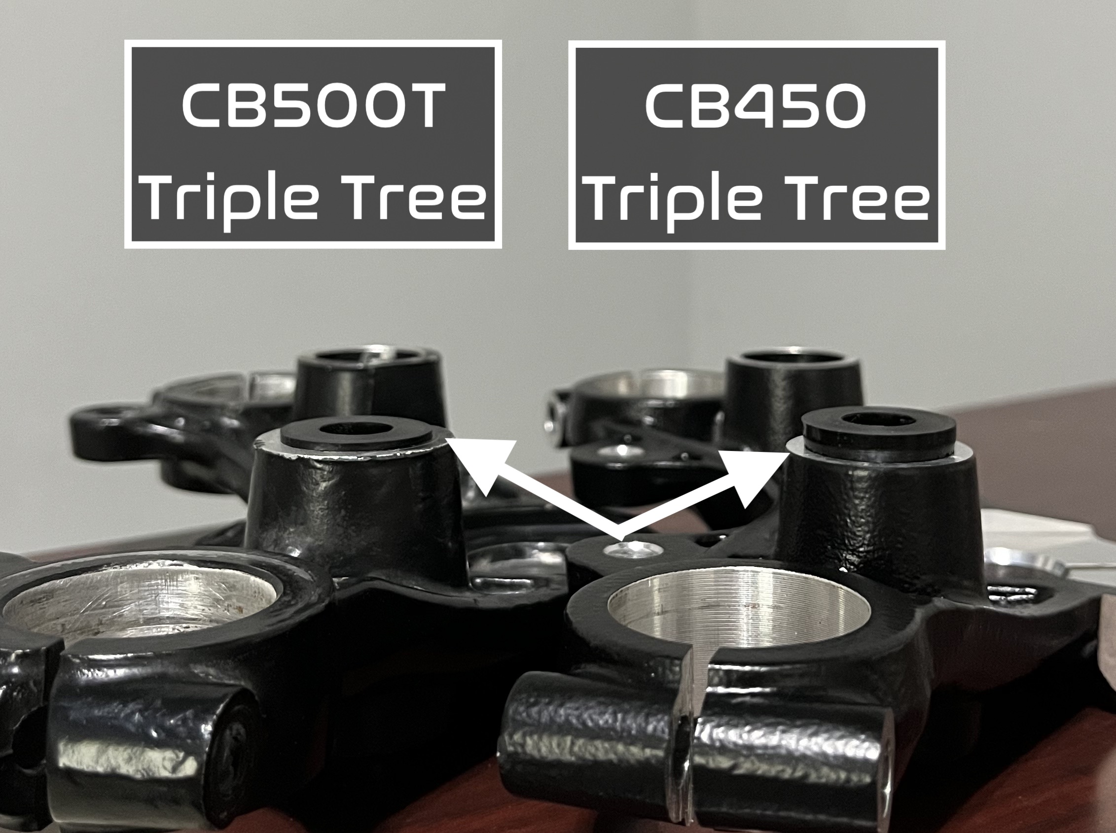 CB500T_triple_tree_comparison_to_CB450_Triple_Tree.jpeg